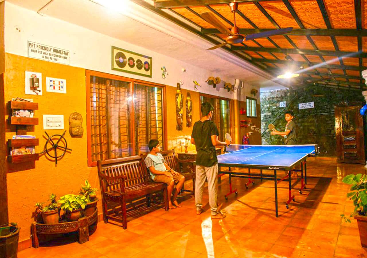 Relax indoors with chess, carrom and playing cards. Perfect for spending quality time with family and friends, whatever the weather or time of day.